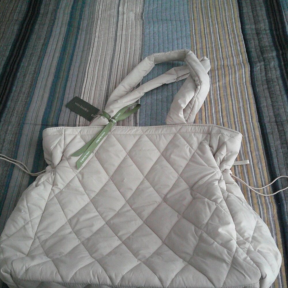 Vera Bradley original tote in  pumic stone  new